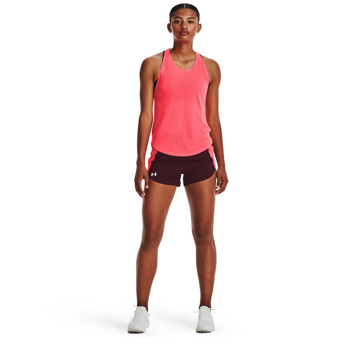 Under Armour Fly By Elite 3in Pantaloncini Red/Black