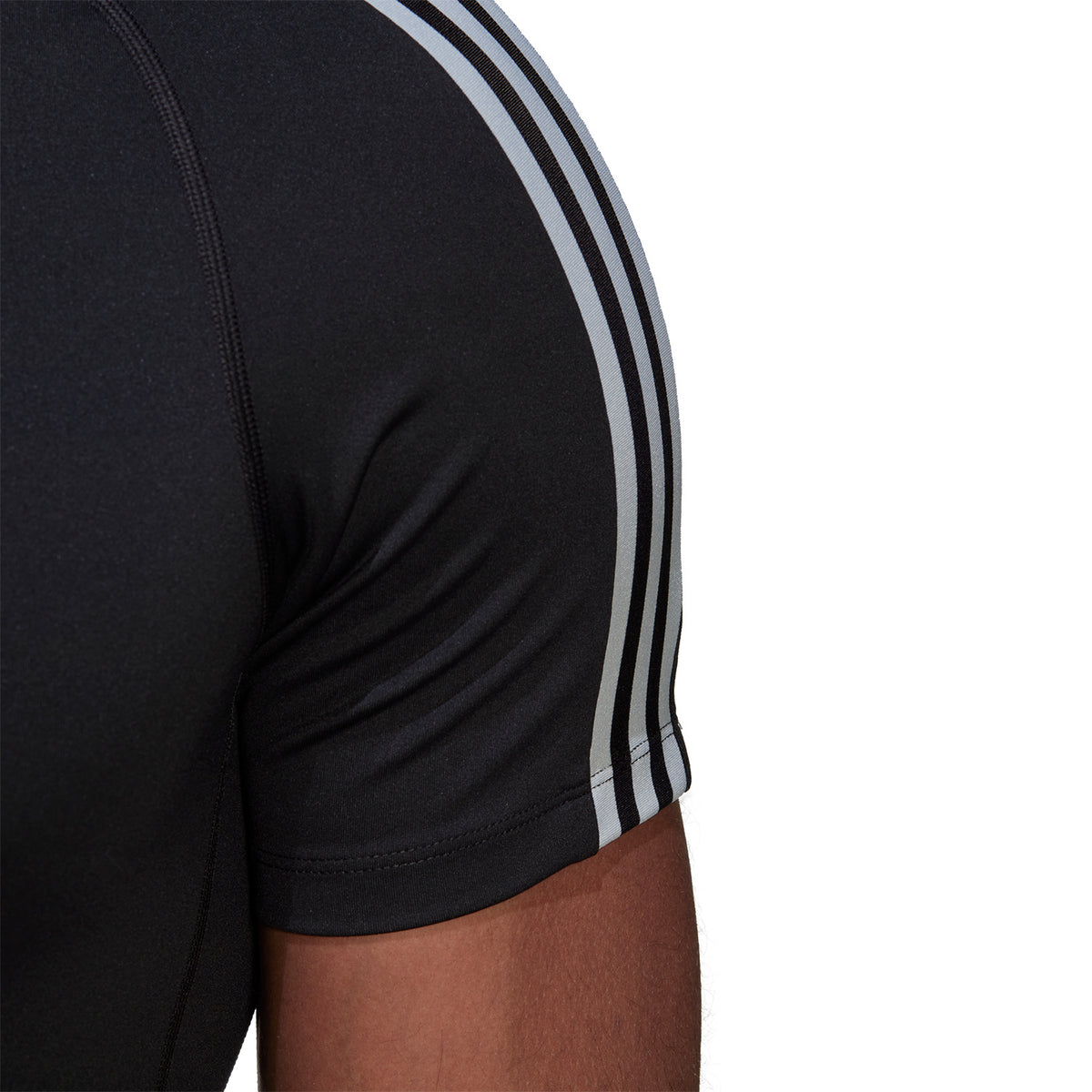 adidas 3 Stripes AEROREADY Maglietta Black
