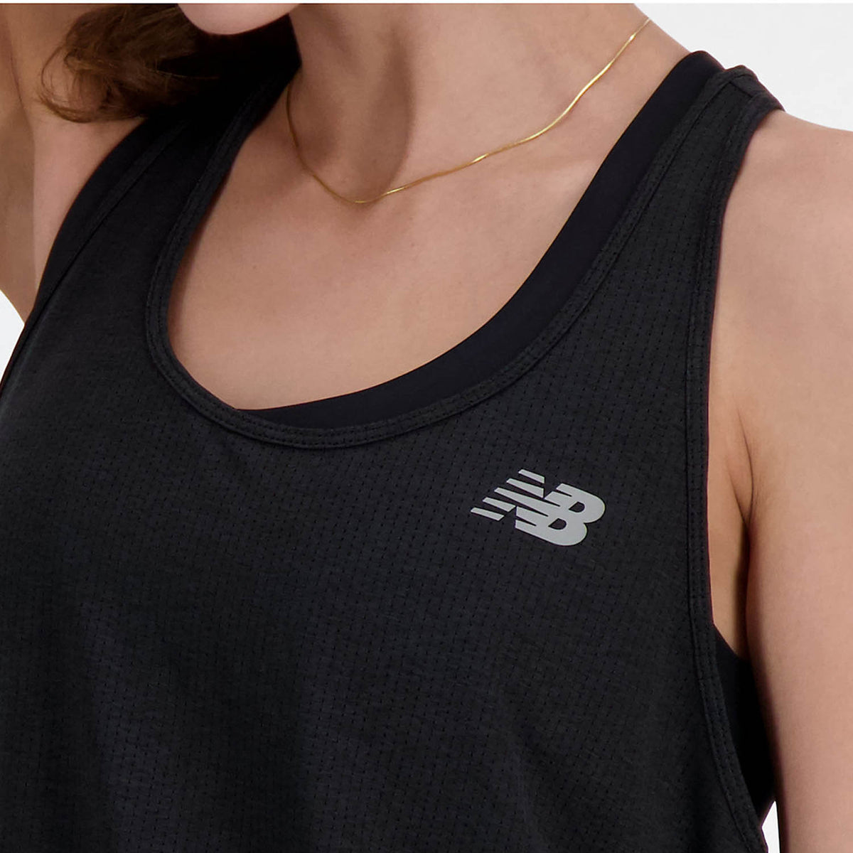 New Balance Athletics Canotta Black Heather