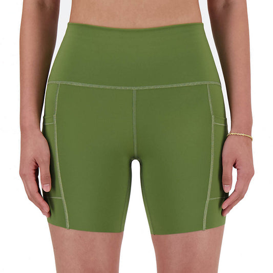 New Balance Athletics High Rise 6in Pantaloncini Dark Olivine