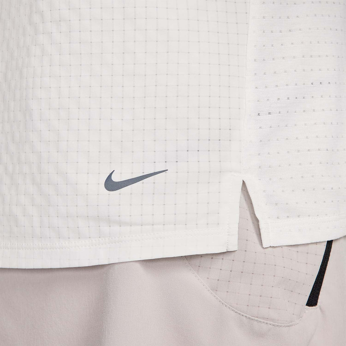 Nike Dri-FIT Solar Chase Maglietta Summit White/Black