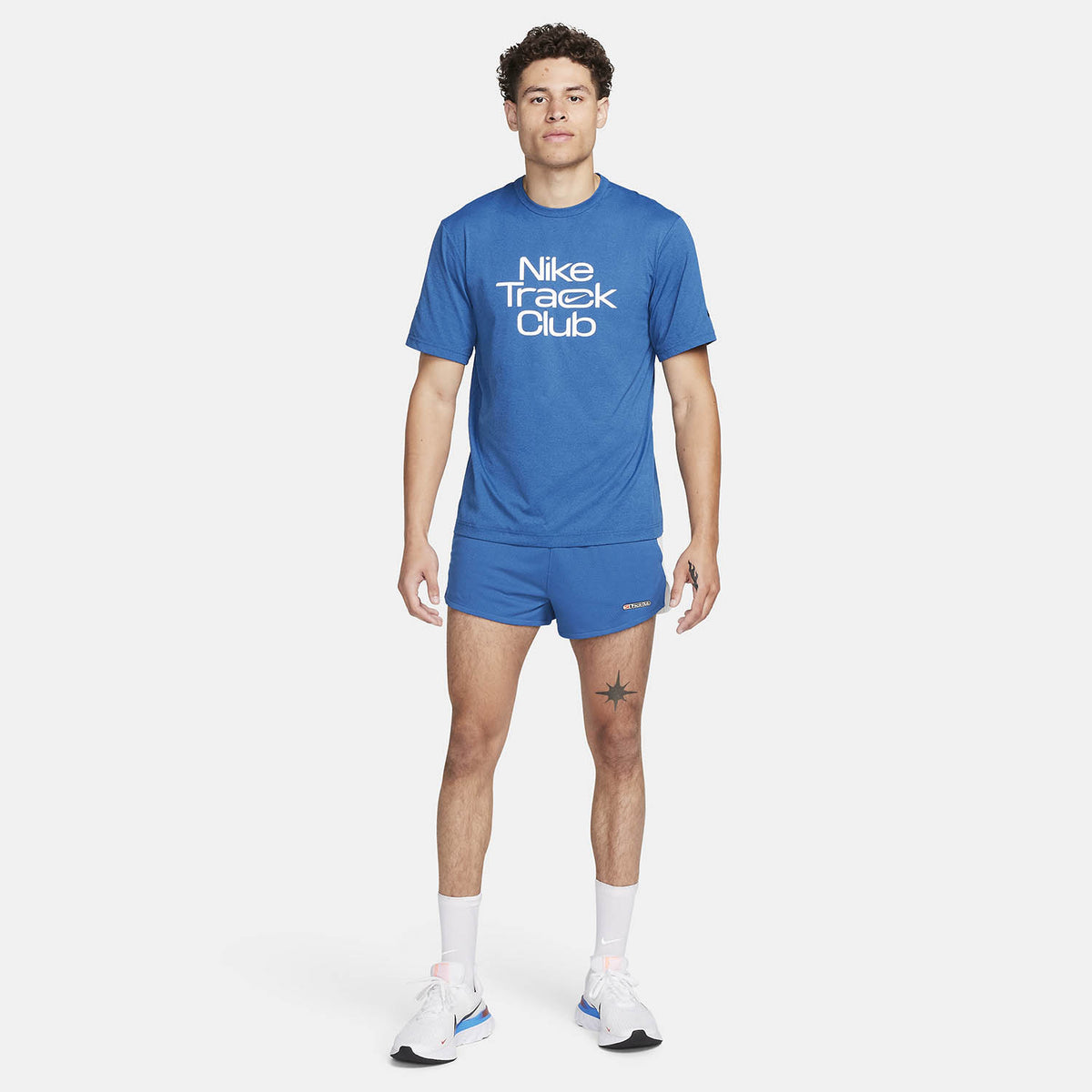 Nike Dri-FIT Hyverse Track Club Maglietta Court Blue/Summit White
