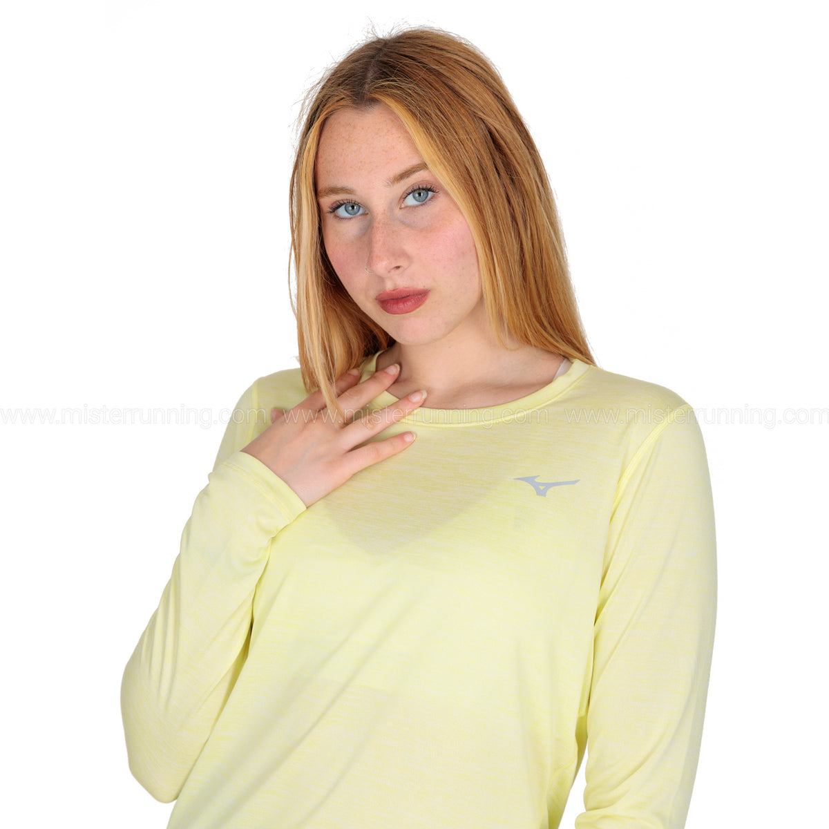 Mizuno Impulse Core Maglia Pale Lime Yellow