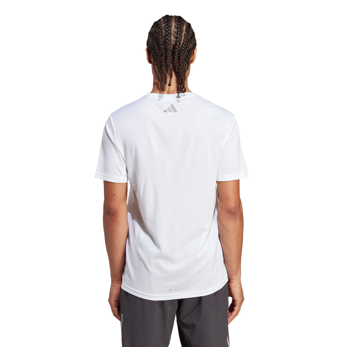 adidas Run Icons 3 Bar Maglietta White