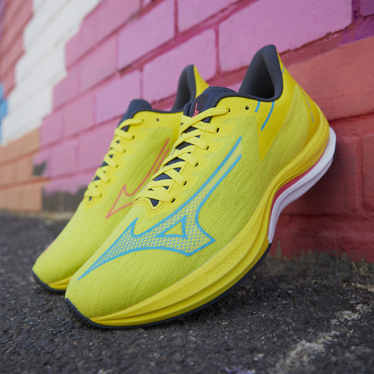 Mizuno Wave Rebellion Sonic Bolt 2 Neon/Jet Blue/Ombre Blue