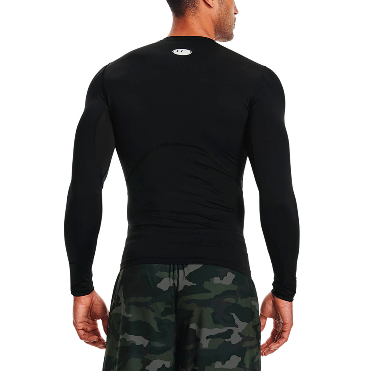 Under Armour HeatGear Compression Maglia Black/White