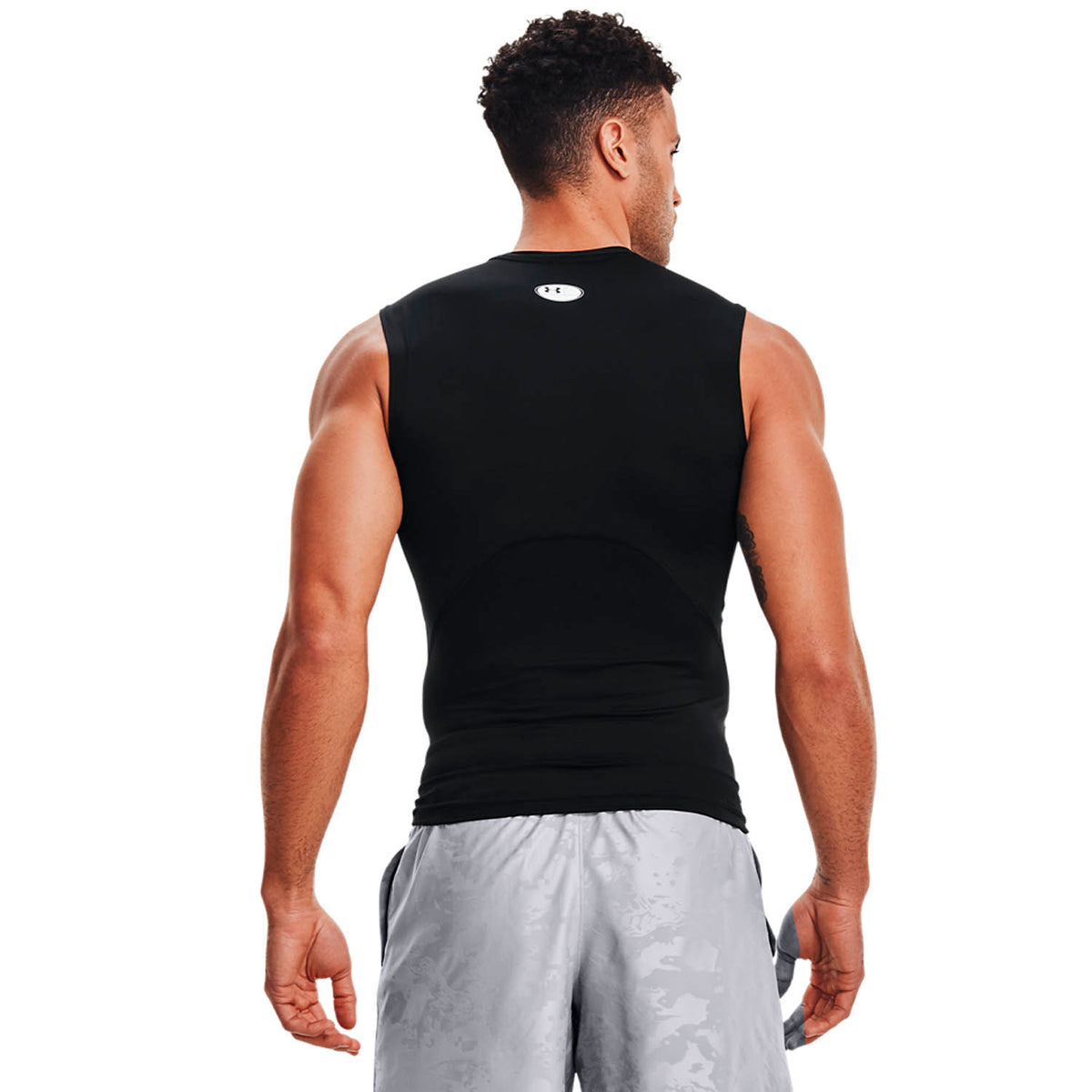 Under Armour HeatGear Compression Canotta Black/White
