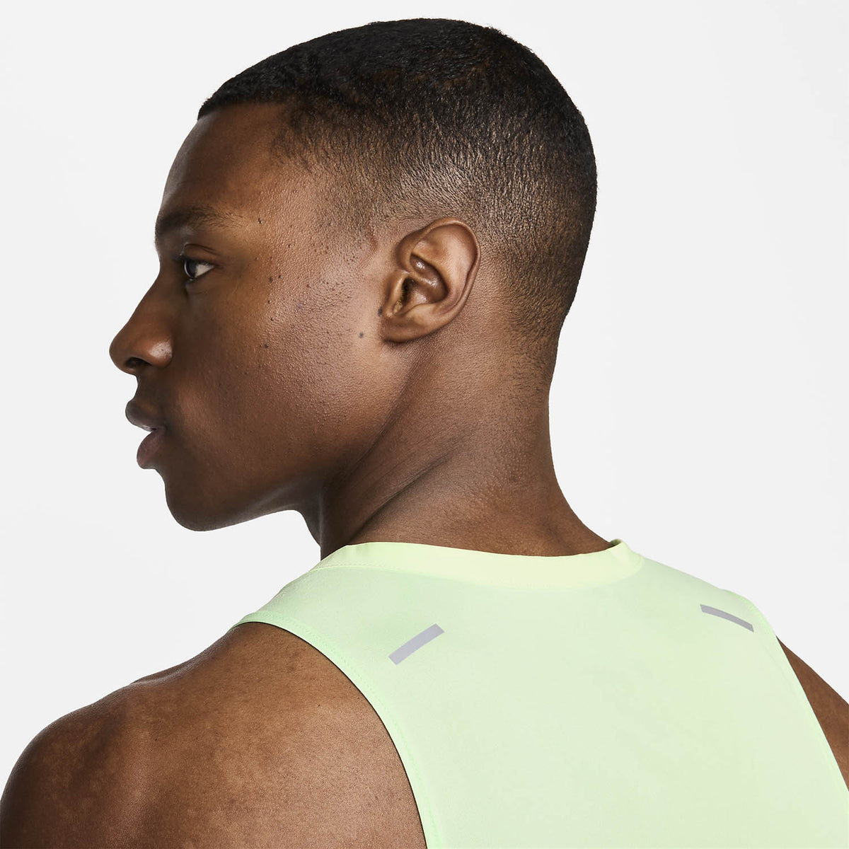 Nike Dri-FIT Rise 365 Canotta Vapor Green/Reflective Silver