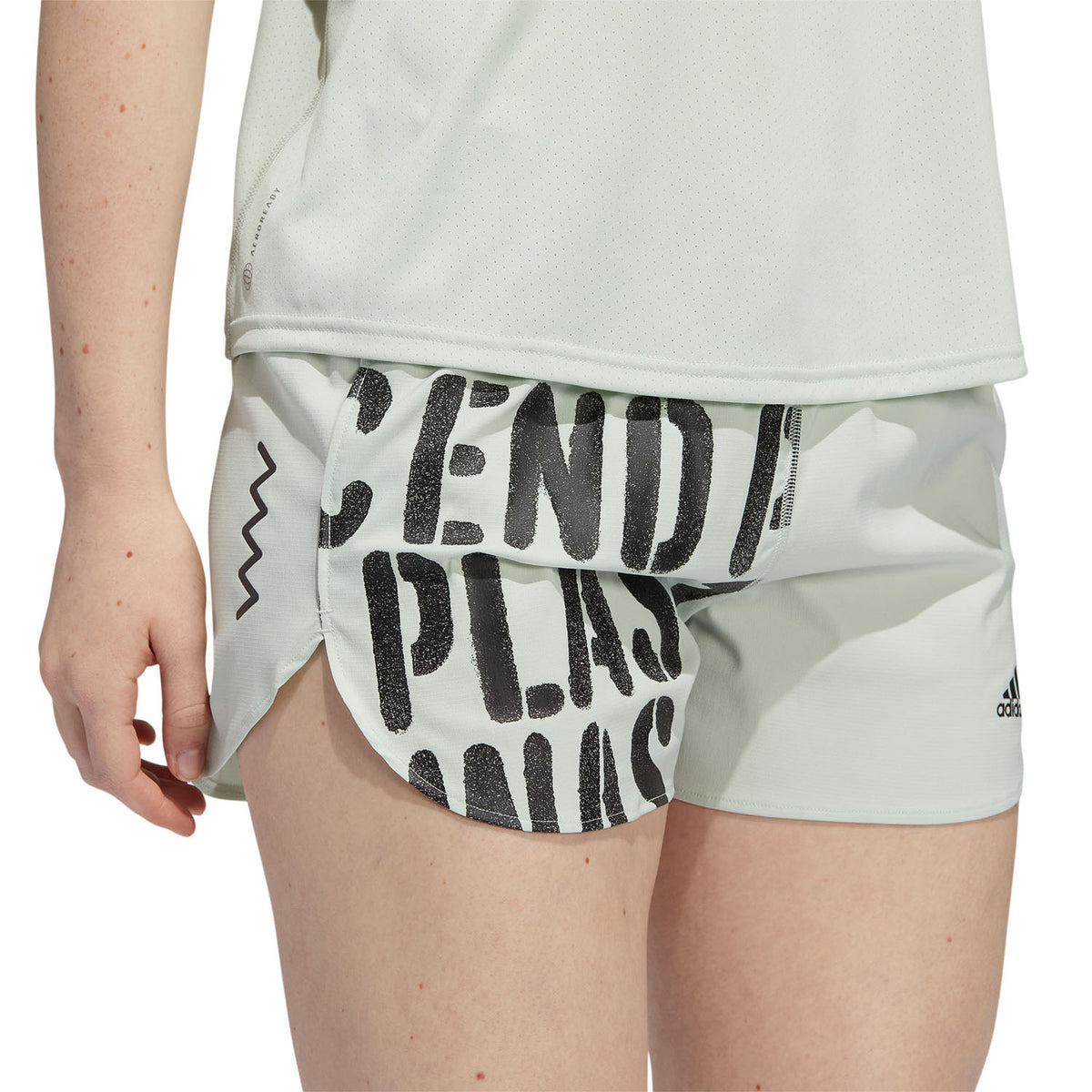 adidas Fast 3in Pantaloncini Linen Green