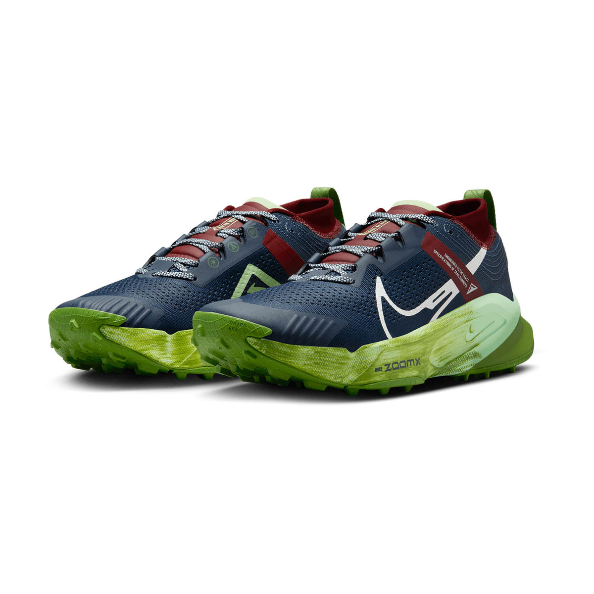 Nike ZoomX Zegama Trail Thunder Blue/Summit White/Chlorophyll