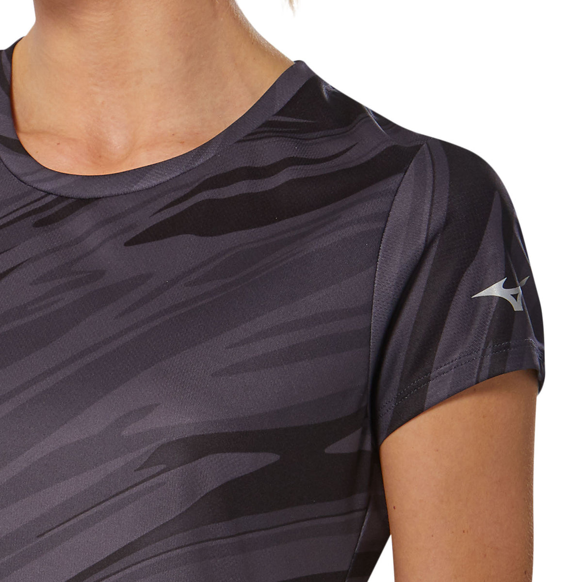 Mizuno Impulse Core Graphic Maglietta Black