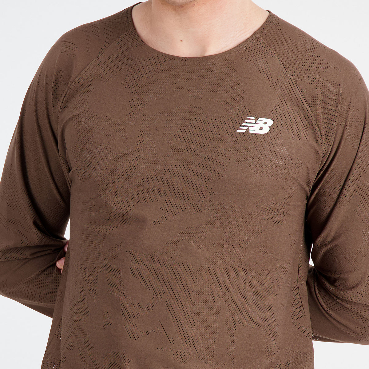 New Balance Q Speed Jacquard Maglia Dark Mushroom