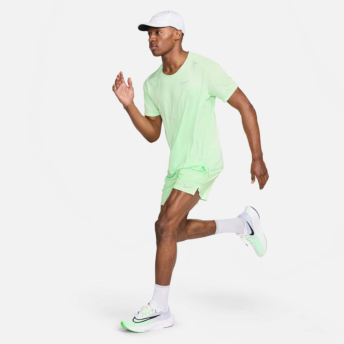 Nike Dri-FIT Rise 365 Maglietta Vapor Green/Reflective Silver