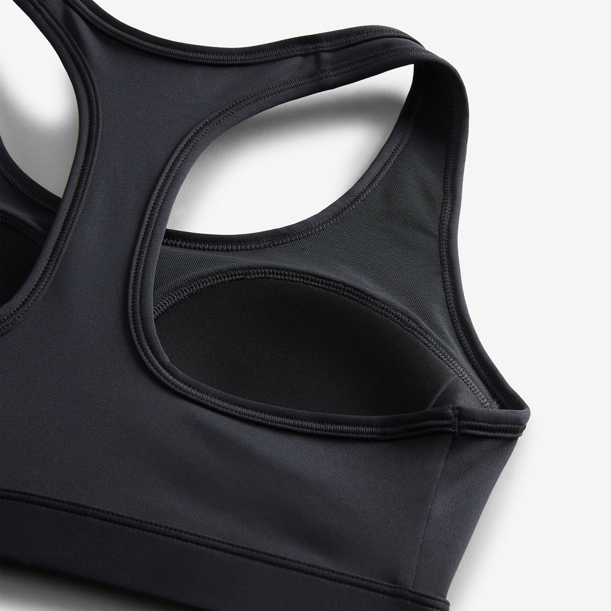 Nike Swoosh Dri-FIT Reggiseno Sportivo Black/White