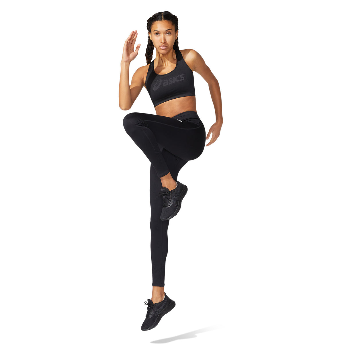 Asics Core Logo Reggiseno Sportivo Performance Black