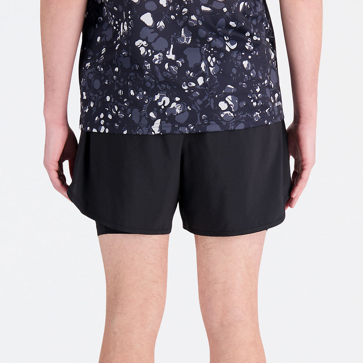 New Balance Accelerate Pacer 2 in 1 5in Pantaloncini Black