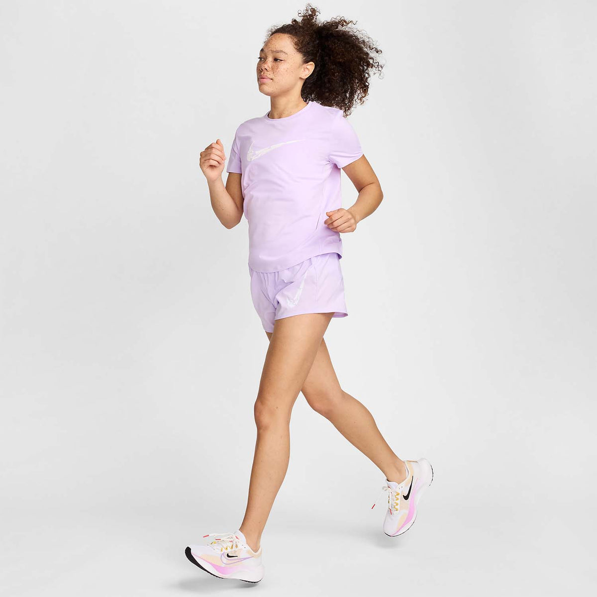 Nike One Swoosh Maglietta Lilac Bloom/White