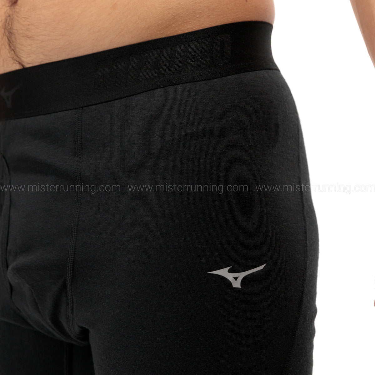 Mizuno Merino Wool Calzamaglia Black