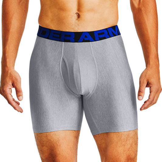 Under Armour Tech 6in x 2 Boxer Academy/Mod Gray Light Heather