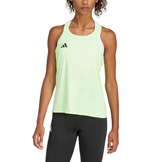 adidas Adizero Logo Canotta Green Spark