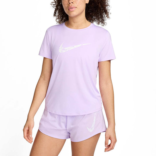 Nike One Swoosh Maglietta Lilac Bloom/White