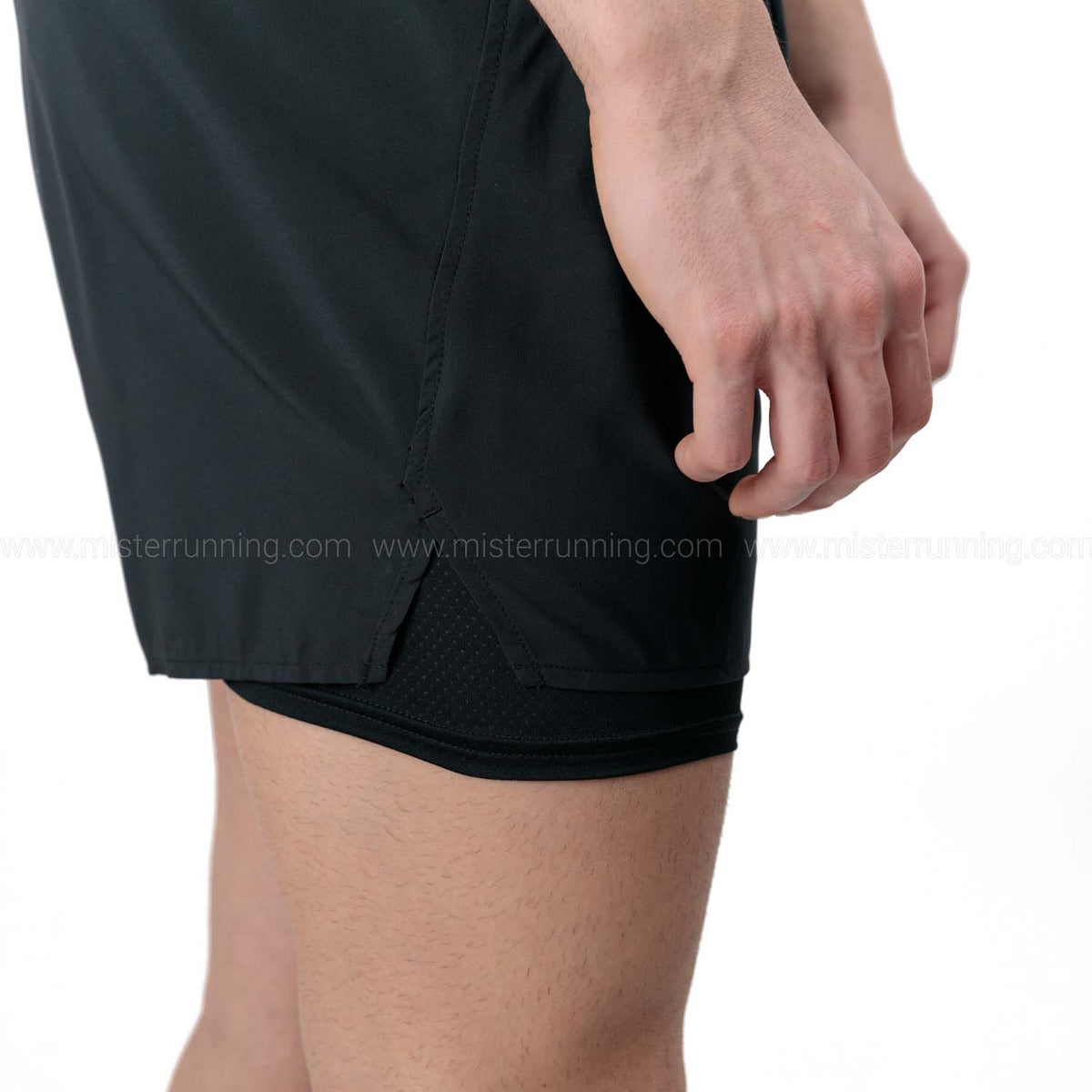 Mizuno Core 2 in 1 5.5in Pantaloncini Black