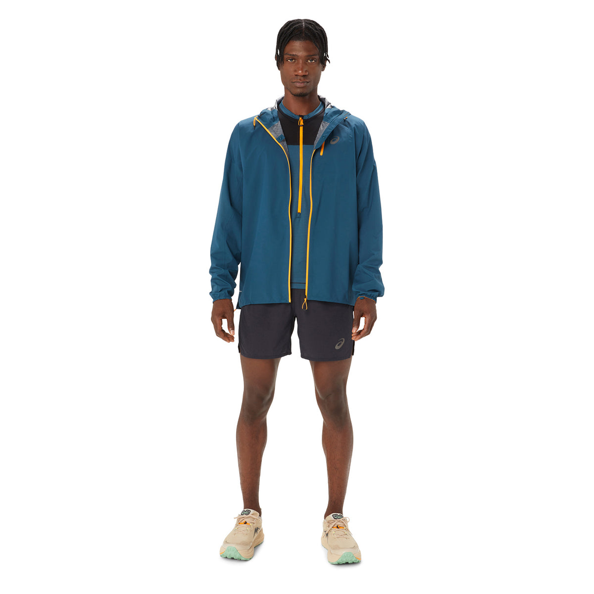 Asics Fujitrail Maglietta Magnetic Blue/Performance Black