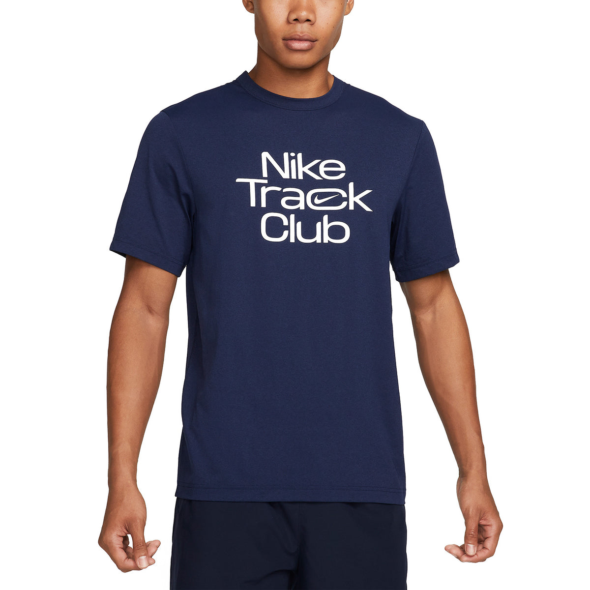 Nike Dri-FIT Hyverse Track Club Maglietta Midnight Navy/Summit White