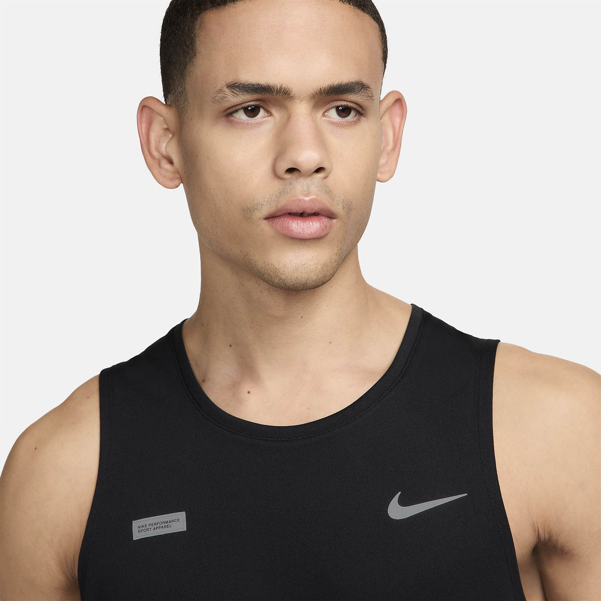 Nike Flash Miler Canotta Black/Reflective Silver