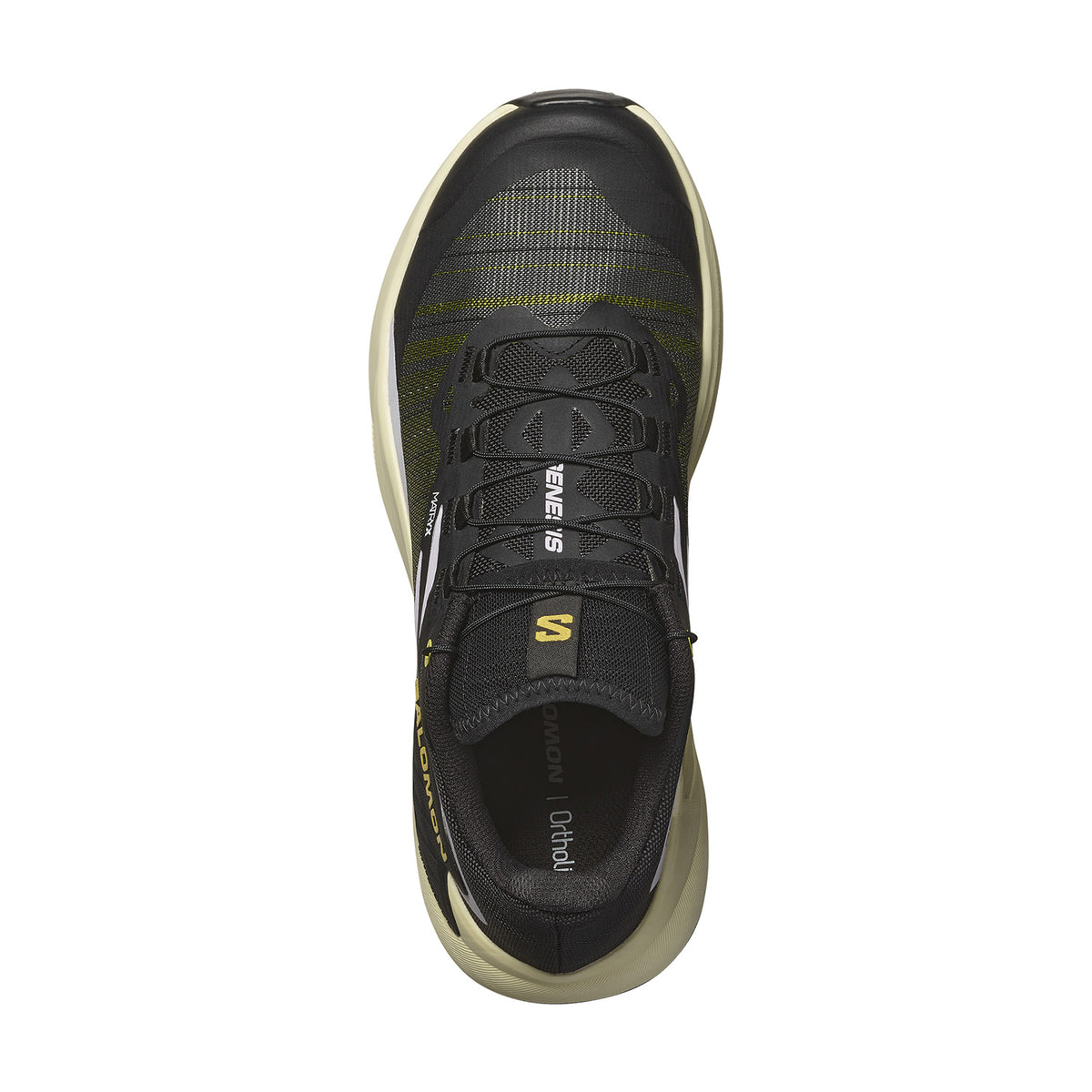 Salomon Genesis Black/Sulphur Spring/Orchid Petal