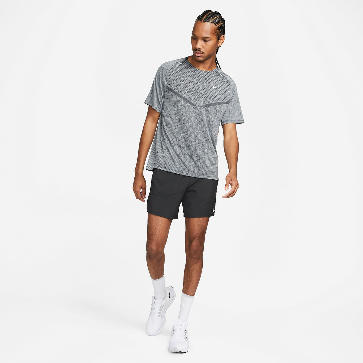 Nike Dri-FIT ADV Techknit Ultra Maglietta Black/Smoke Grey/Reflective Silver