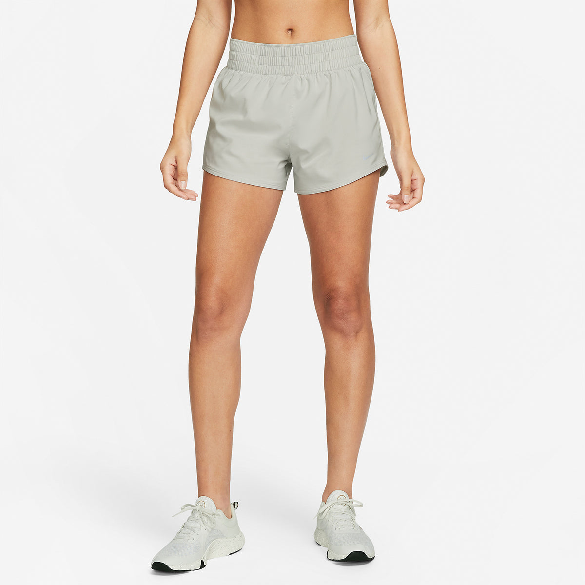Nike Dri-FIT One 3in Pantaloncini Light Iron Ore/Reflective Silver