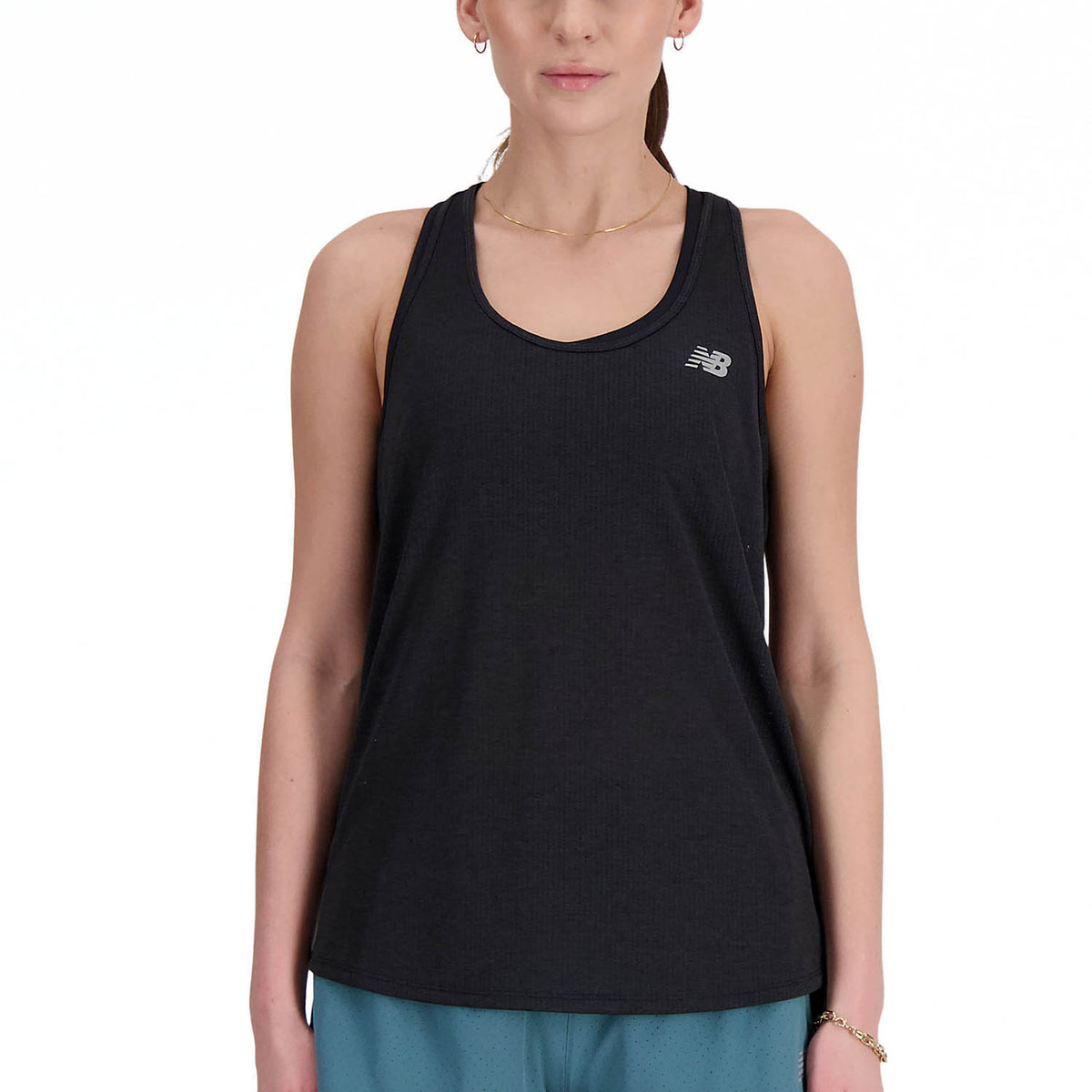 New Balance Athletics Canotta Black Heather