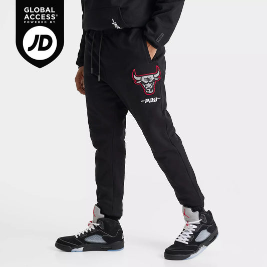 Men's Pro Standard Chicago Bulls NBA Reflective Logo Fleece Jogger Pants