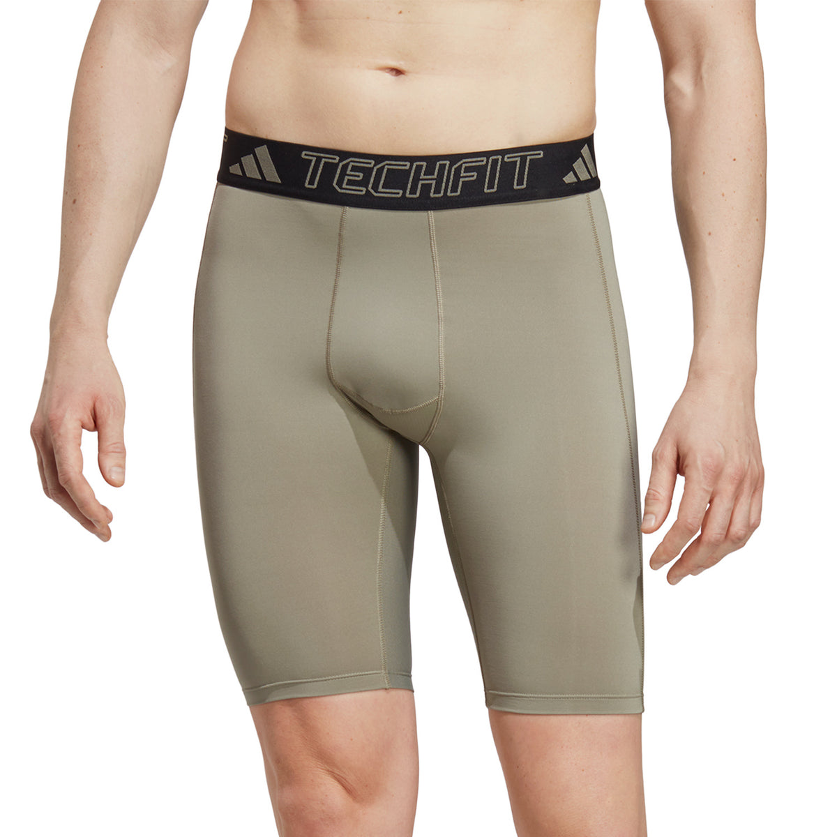 adidas TechFIT Calzamaglia Corta Silver Pebble