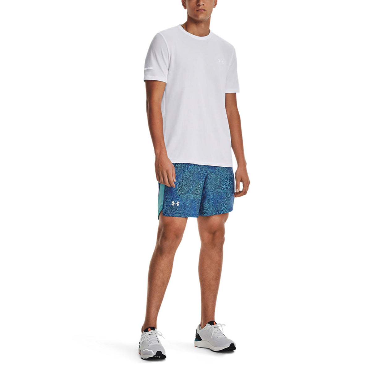 Under Armour Seamless Stride Maglietta White/Reflective