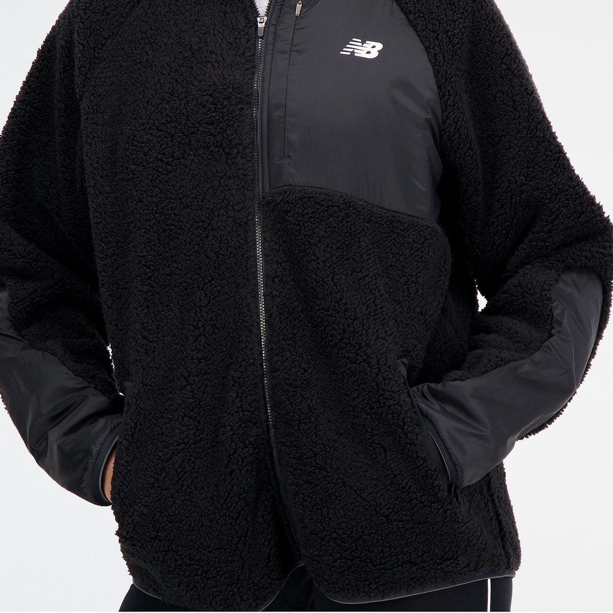 New Balance Q Speed Sherpa Giacca Black