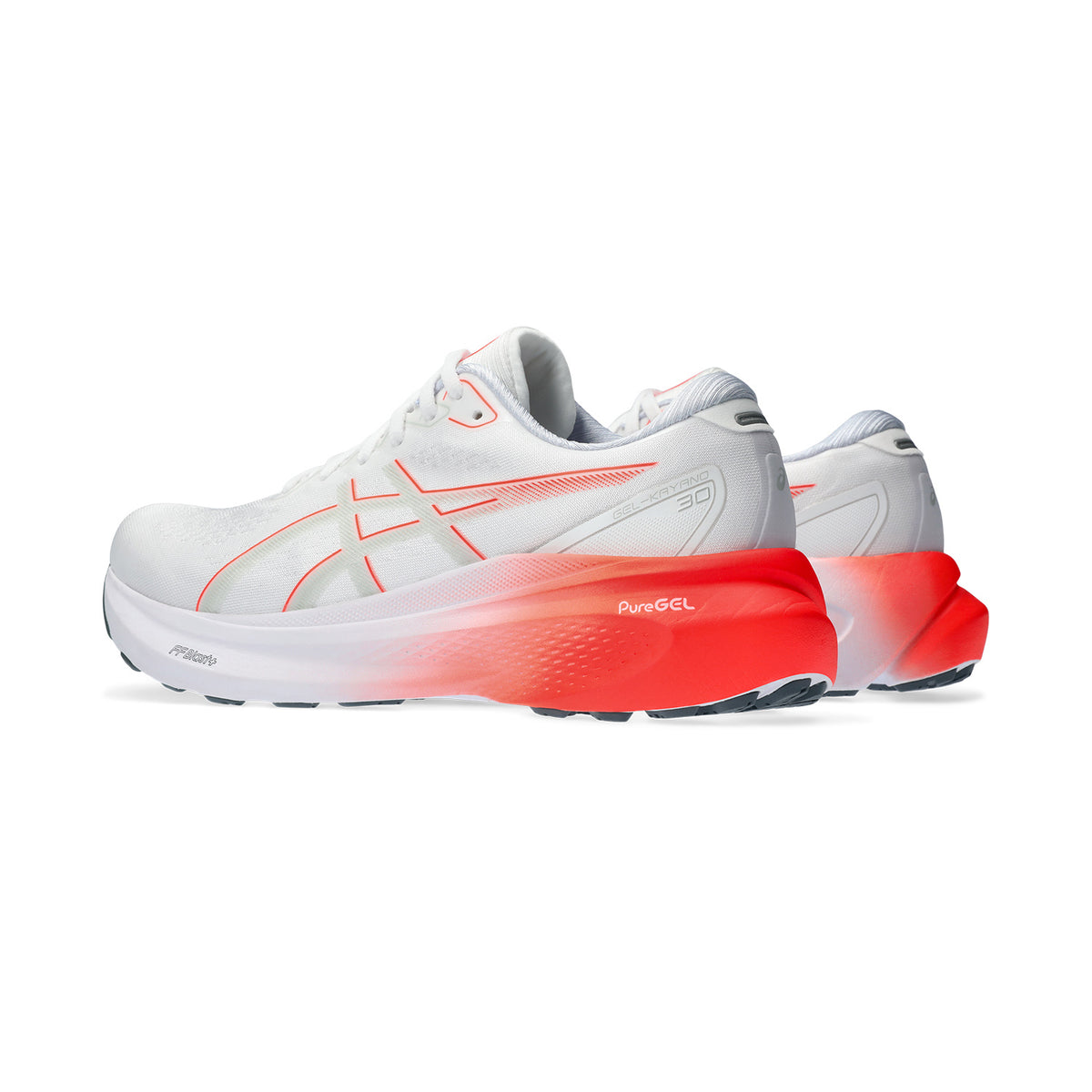 Asics Gel Kayano 30 White/Sunrise Red