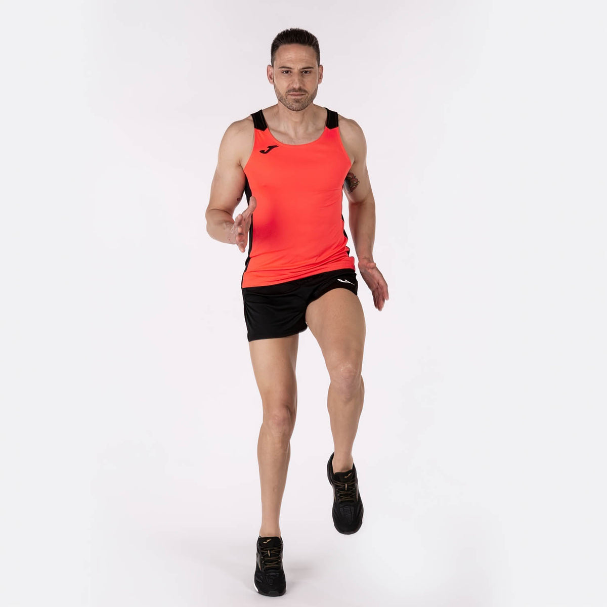 Joma Record II Canotta Fluor Coral/Black
