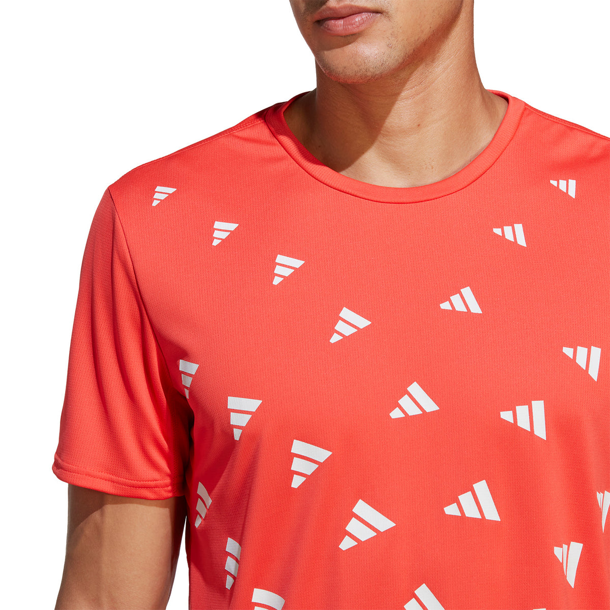 adidas Brand Love AEROREADY Maglietta Bright Red/Dash Grey