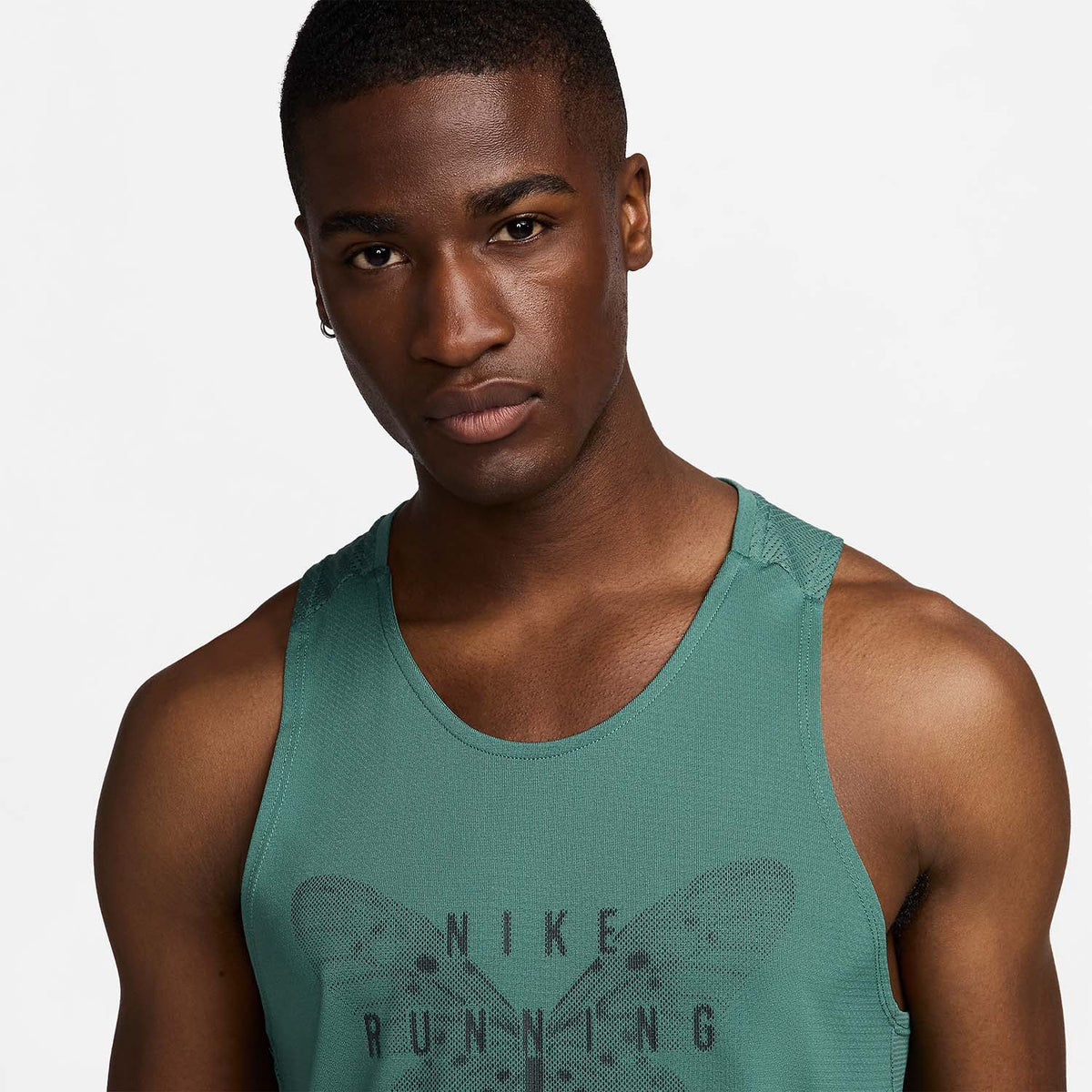 Nike Dri-FIT Rise 365 Canotta Bicoastal/Barely Green/Black