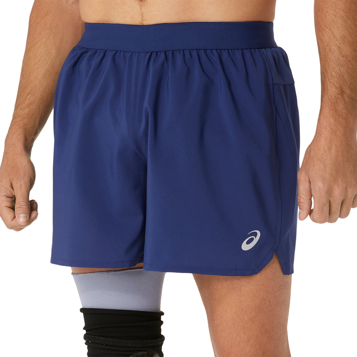 Asics Road 2 in 1 5in Pantaloncini Deep Ocean/Performance Black